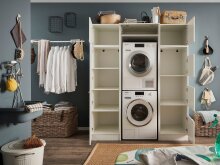 Waschmaschinenumbauschrank >LAUNDREEZY< in...