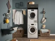 Waschmaschinenumbauschrank >LAUNDREEZY< in...