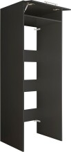 Waschmaschinenumbauschrank >LAUNDREEZY< in anthrazit - 67,5x200x67,5 (BxHxT)