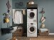 Waschmaschinenumbauschrank >LAUNDREEZY< in anthrazit - 67,5x200x67,5 (BxHxT)