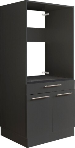 Waschmaschinenumbauschrank >LAUNDREEZY< in anthrazit - 185x200x67,5 (,  879,95 €