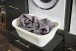 Waschmaschinenumbauschrank >LAUNDREEZY< in anthrazit - 67,5x162x67,5 (BxHxT)