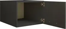 Aufsatzschrank >LAUNDREEZY< in anthrazit, Holzwerkstoff - 50x38x67,5cm (BxHxT)