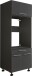 Waschmaschinenumbauschrank >LAUNDREEZY< in anthrazit - 67,5x200x67,5 (BxHxT)