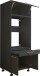 Waschmaschinenumbauschrank >LAUNDREEZY< in anthrazit - 67,5x200x67,5 (BxHxT)