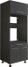 Waschmaschinenumbauschrank >LAUNDREEZY< in anthrazit - 67,5x200x67,5 (BxHxT)
