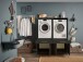 Waschmaschinenumbauschrank >LAUNDREEZY< in anthrazit - 135x162x67,5 (BxHxT)