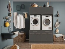 Waschmaschinenumbauschrank >LAUNDREEZY< in...