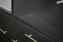 Waschmaschinenumbauschrank >LAUNDREEZY< in anthrazit - 117,5x162x67,5 (BxHxT)