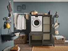 Waschmaschinenumbauschrank >LAUNDREEZY< in...