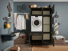 Waschmaschinenumbauschrank >LAUNDREEZY< in...