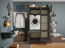 Waschmaschinenumbauschrank >LAUNDREEZY< in...