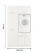 Waschmaschinenumbauschrank >LAUNDREEZY< in anthrazit - 117,5x200x67,5 (BxHxT)