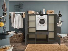 Waschmaschinenumbauschrank >LAUNDREEZY< in...