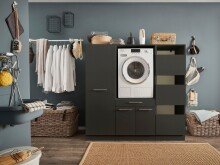 Waschmaschinenumbauschrank >LAUNDREEZY< in...