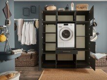 Waschmaschinenumbauschrank >LAUNDREEZY< in...