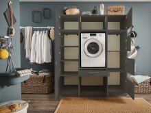 Waschmaschinenumbauschrank >LAUNDREEZY< in...