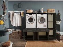 Waschmaschinenumbauschrank >LAUNDREEZY< in...