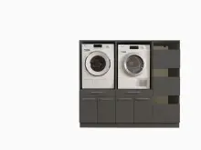 Waschmaschinenumbauschrank >LAUNDREEZY< in...