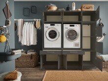 Waschmaschinenumbauschrank >LAUNDREEZY< in...