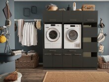 Waschmaschinenumbauschrank >LAUNDREEZY< in...