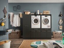 Waschmaschinenumbauschrank >LAUNDREEZY< in...