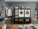 Waschmaschinenumbauschrank >LAUNDREEZY< in anthrazit - 185x162x67,5 (BxHxT)