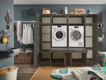 Waschmaschinenumbauschrank >LAUNDREEZY< in...