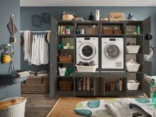 Waschmaschinenumbauschrank >LAUNDREEZY< in...