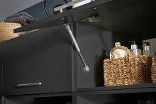 Waschmaschinenumbauschrank >LAUNDREEZY< in anthrazit - 235x200x67,5 (BxHxT)