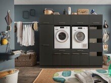 Waschmaschinenumbauschrank >LAUNDREEZY< in...