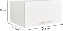 Waschmaschinenumbauschrank >LAUNDREEZY< in anthrazit - 117,5x200x67,5 (BxHxT)