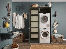 Waschmaschinenumbauschrank >LAUNDREEZY< in...