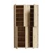 Schuhschrank >Alanna< in Artisan Eiche Dekor - 109,2x191,9x34,9cm (BxHxT)