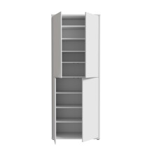 Schuhschrank >Alanna< in Secret grey - 74,5x191,9x34,9cm (BxHxT)