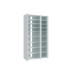 Schuhschrank >Alanna< in Secret grey - 109,2x191,9x34,9cm (BxHxT)