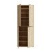 Schuhschrank >Alanna< in Artisan Eiche Dekor - 74,5x191,9x34,9cm (BxHxT)
