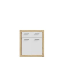 Kommode >La Serena< in Artisan Eiche - 83,2x91,5x34cm (BxHxT)