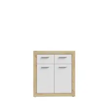Kommode >La Serena< in Artisan Eiche - 83,2x91,5x34cm (BxHxT)