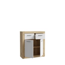 Kommode >La Serena< in Artisan Eiche - 83,2x91,5x34cm (BxHxT)