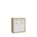 Kommode >La Serena< in Artisan Eiche - 83,2x91,5x34cm (BxHxT)