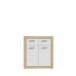 Kommode >La Serena< in Artisan Eiche - 83,2x91,5x34cm (BxHxT)