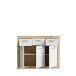 Kommode >La Serena< in Artisan Eiche - 117,9x91,5x34cm (BxHxT)
