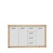 Kommode >La Serena< in Artisan Eiche - 152,6x91,5x34cm (BxHxT)
