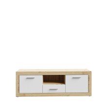 Lowboard >La Serena< in Artisan Eiche - 147,8x49,9x41cm (BxHxT)
