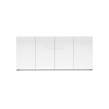 Sideboard >Mister< in weiss, Lack Hochglanz - 180x80x38cm (BxHxT)
