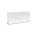 Sideboard >Mister< in weiss, Lack Hochglanz - 180x80x38cm (BxHxT)