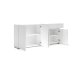 Sideboard >Mister< in weiss, Lack Hochglanz - 180x80x38cm (BxHxT)