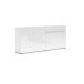 Sideboard >Mister< in weiss, Lack Hochglanz - 180x80x38cm (BxHxT)
