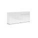 Sideboard >Mister< in weiss, Lack Hochglanz - 180x80x38cm (BxHxT)